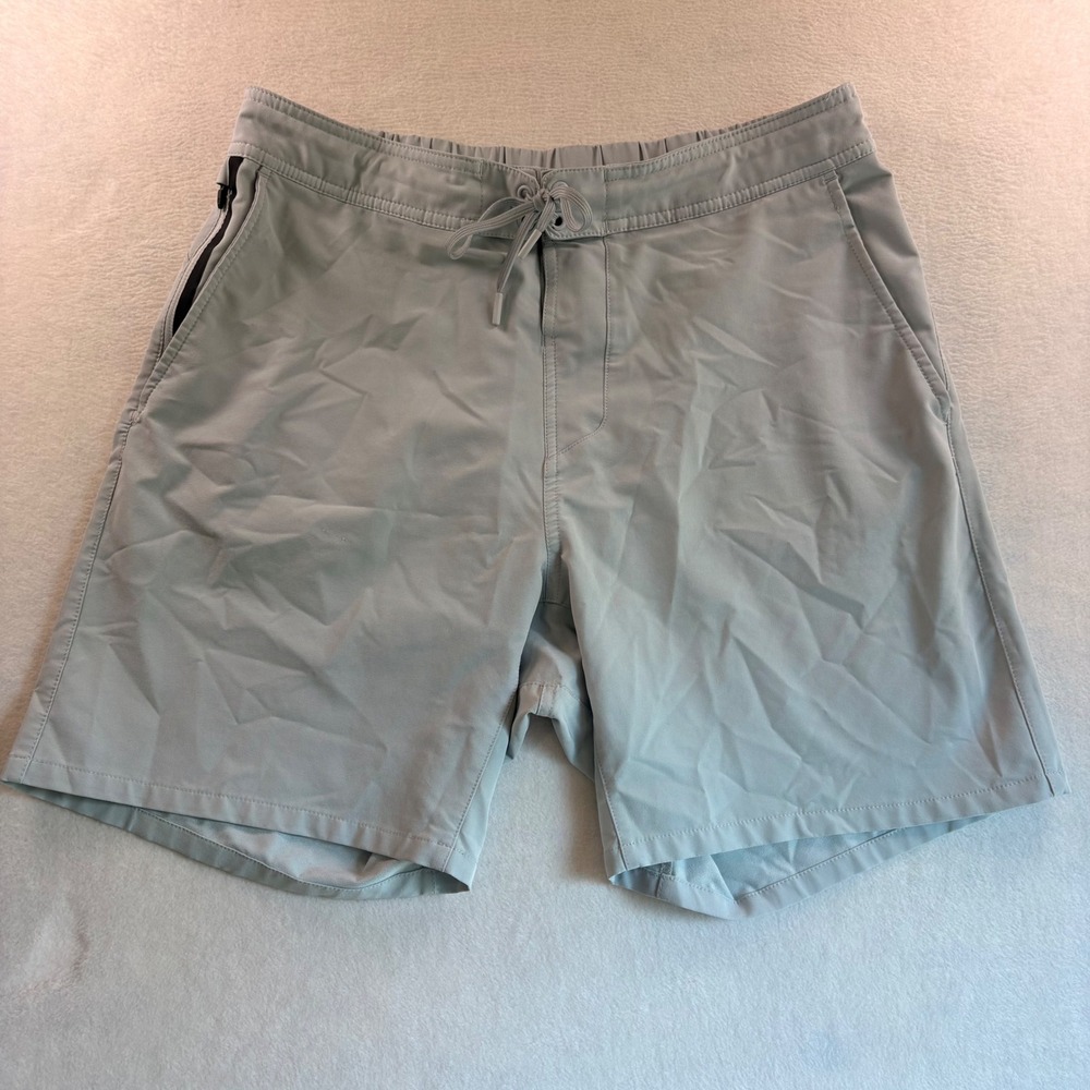 Ten Thousand The Foundation Short 7 Inch Light Blue Grey Mens Large Training Gym